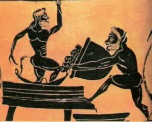 Αρχαίοι σε πατητήρι