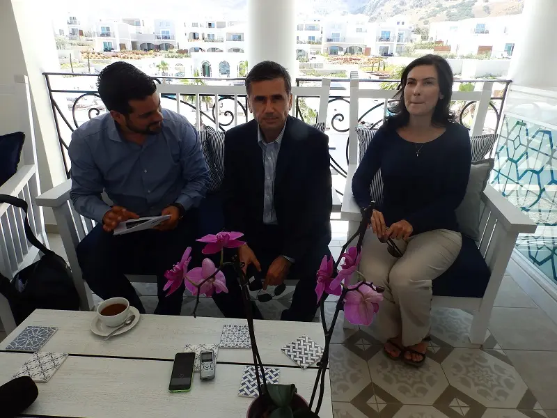 Ο Γιούρι Μαλέντσεκο στην Κρήτη