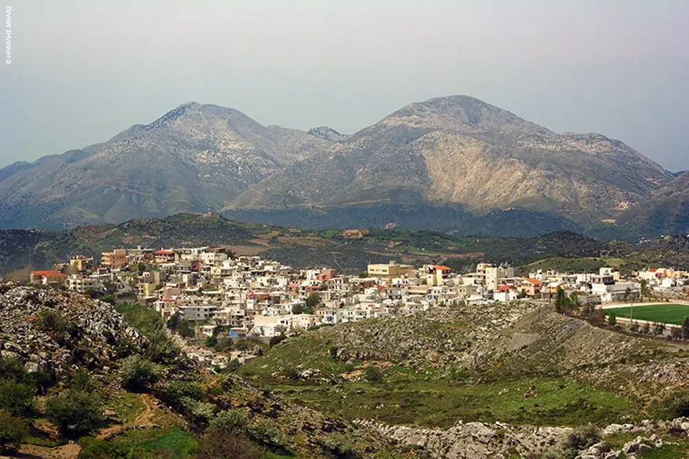 Πανοραμική άποψη των Ανωγείων