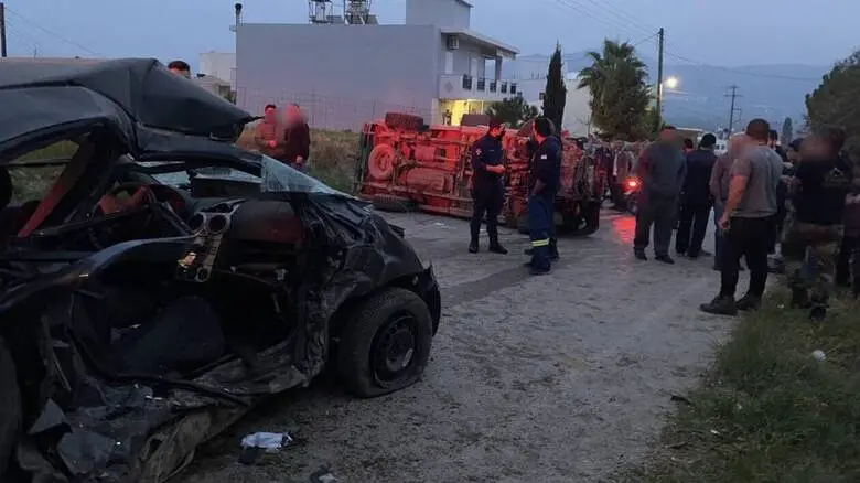 Video από το σοκαριστικό ατύχημα στις Μοίρες που στοίχισε τη ζωή σε μητέρα και την 2χρονη κόρη της