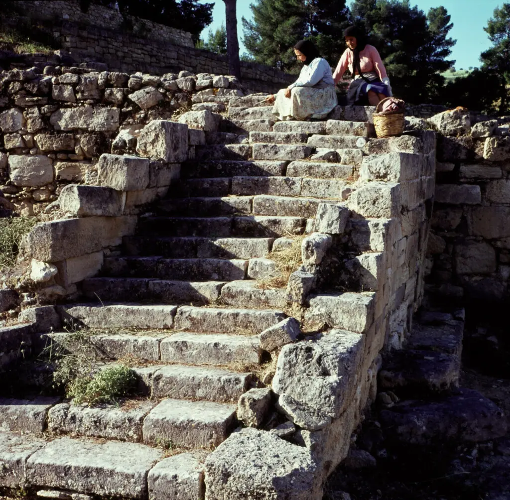 Αγία Τριάδα. Μινωικό Παλάτι, 1963. Φωτ.: Konrad Helbig/Deutsche Fotothek