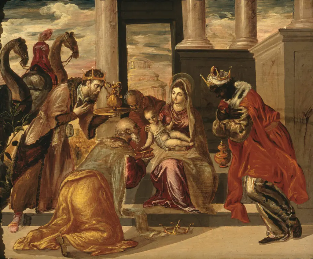 Προσκύνηση των Μάγων, 1568, Museo Soumaya, Πόλη του Μεξικού