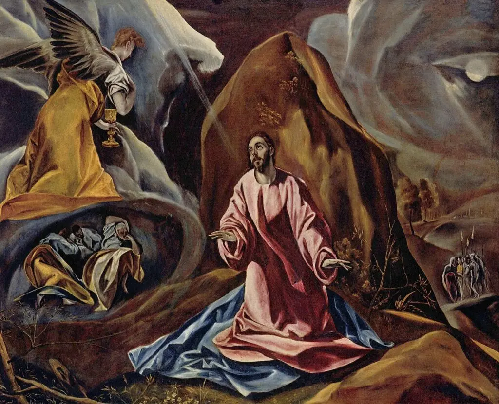 Προσευχή στον Κήπο των Ελαιών, 1590, Λονδίνο, Εθνική Πινακοθήκη