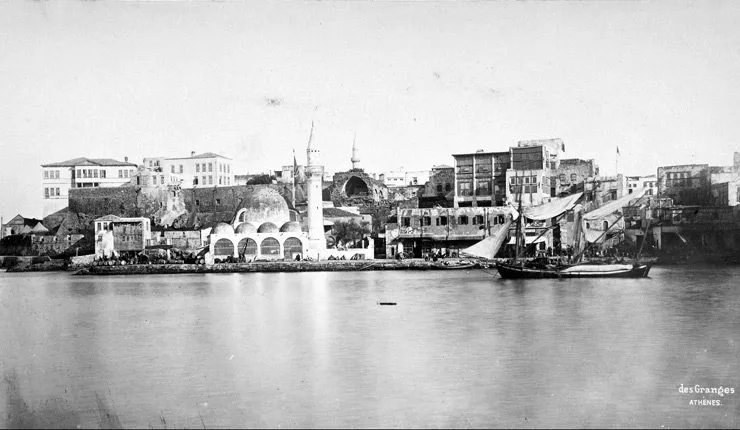 Το λιμάνι των Χανίων το 1860