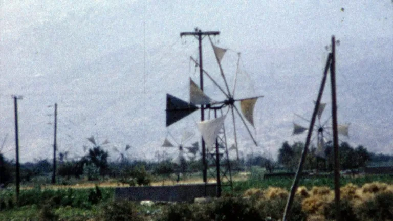 Οι ανεμόμυλοι στο οροπέδιο Λασιθίου σε ένα βουβό φιλμ του 1970