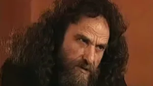 Ο Ψαραντώνης στην εκπομπή "Παρασκήνιο" το 1996