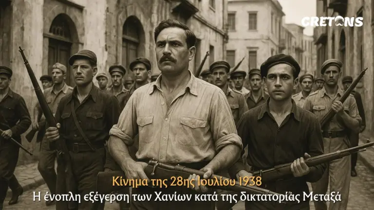 Κίνημα της 28ης Ιουλίου 1938: Η ένοπλη εξέγερση των Χανίων κατά της δικτατορίας Μεταξά